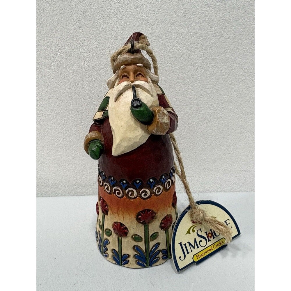 2002 Heartwood Creek Jim Shore Enesco Santa Christmas Holiday Ornament
